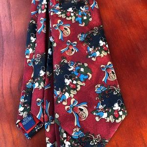 Mickey Unlimited Disney Christmas Tie EUC